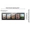White Finish Collage Frame - Black Mat, 20 Frame Sizes to Choose From, UV Acrylic, Wall Hanging Hardware, Vertical or Horizontal Display